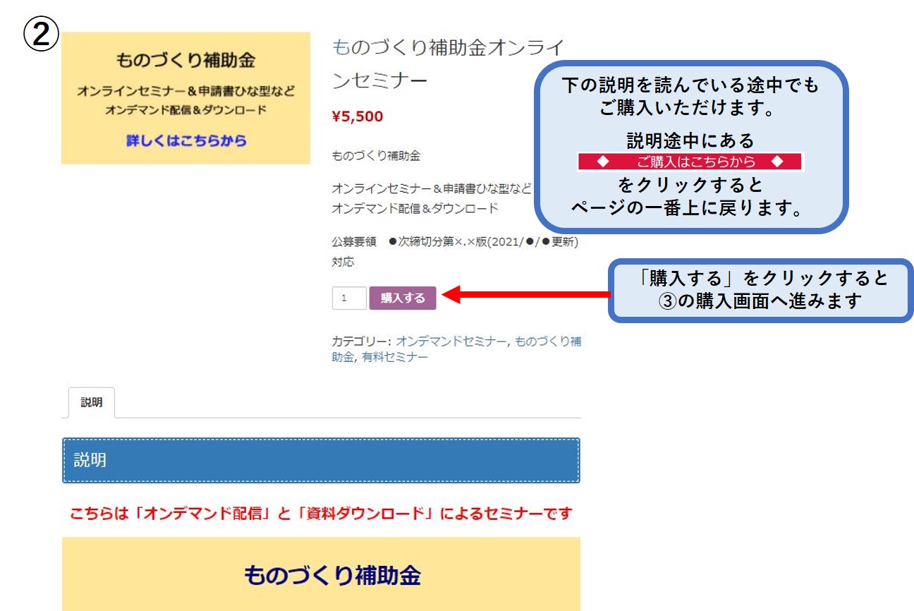 ものづくり補助金　小規模事業者持続化補助金