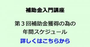 補助金入門　ものづくり補助金　小規模事業者持続化補助金